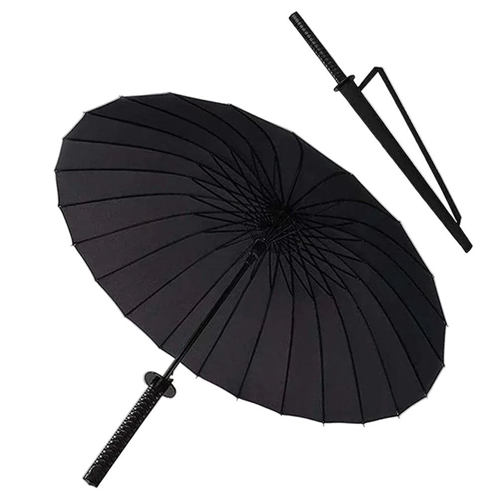 24/16 Bones Japanese Samurai Umbrella Outdoor Household Straight Rod Umbrella Man Gift Windproof Creative Design Friend Gift